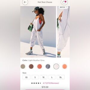 Free People Movement Hot Shot Onesie